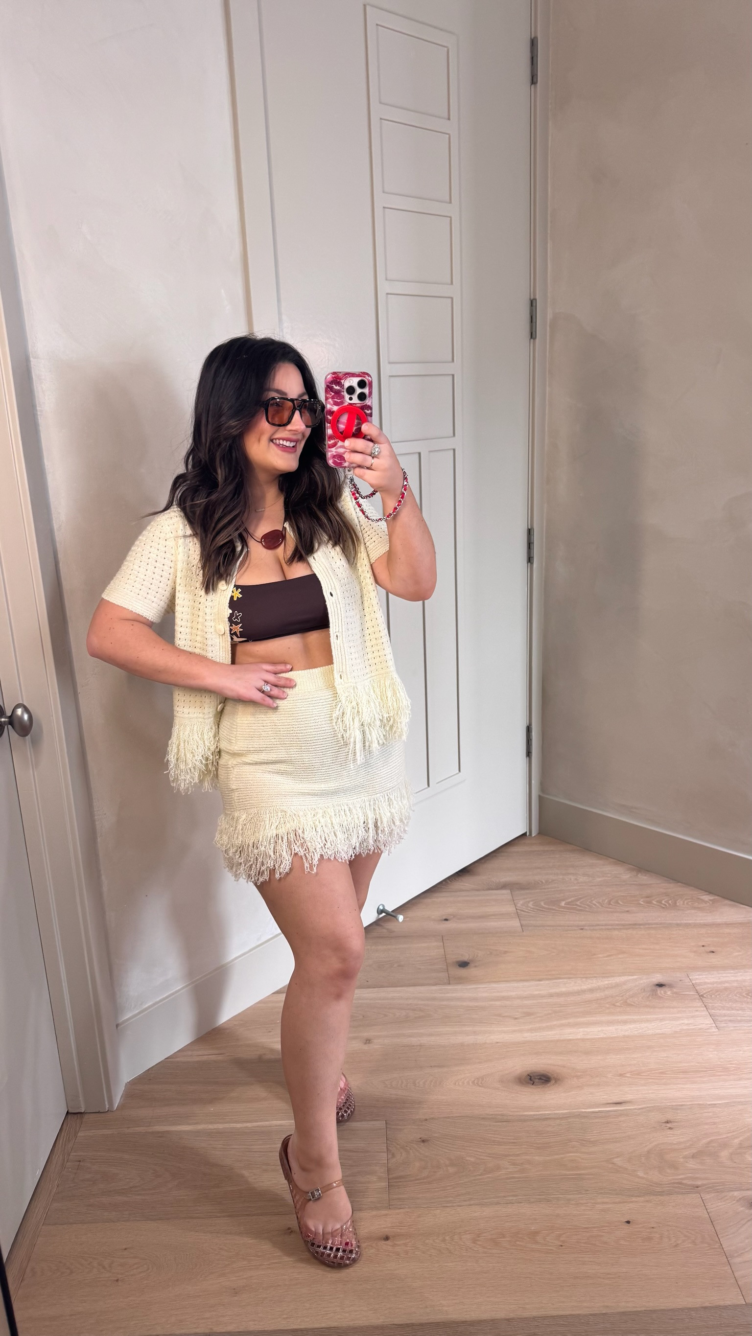 This is the coverup you will pack for every beach trip, pool day, and last minute vaycay! Obsessed is an understatement! 

🏝️For sizing, I am 5’0” & 140lbs

Set size small 
Bathing suit top size medium 
Bathing suit bottoms size large

#LTKPetite #LTKTravel #LTKSwim