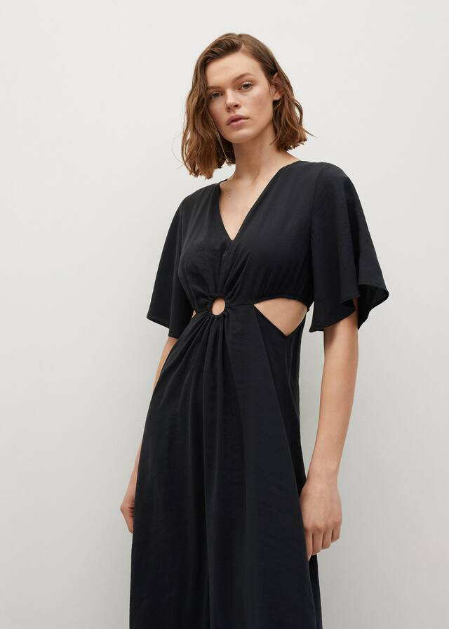 Side slit dress | MANGO (US)