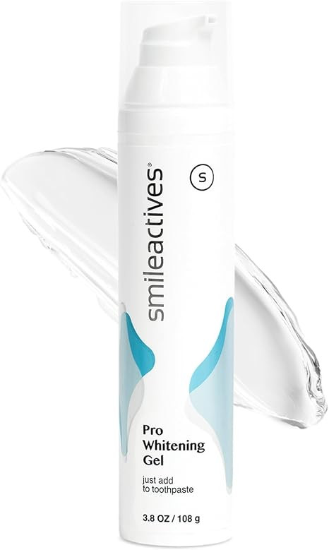 Smileactives Teeth Whitening Gel for Toothpaste with Clinical-Grade Hydrogen Peroxide, Tooth Stai... | Amazon (US)