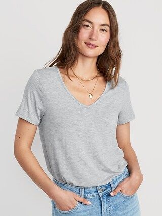 Luxe V-Neck T-Shirt | Old Navy (US)