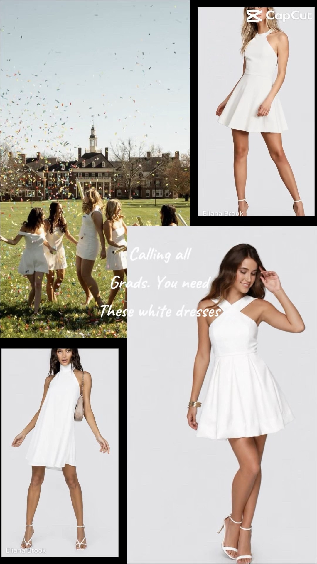 Calling all Grads. You need these white dresses

#LTKootd
