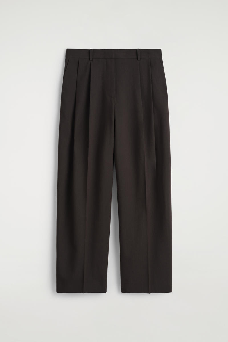 Relaxed Twill Wide-Leg Pants | COS (US)