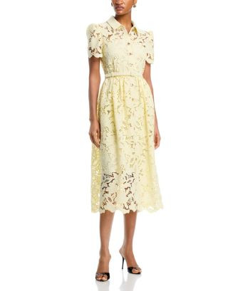Lace Collared Midi Dress | Bloomingdale's (US)