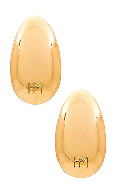 Heaven Mayhem Bean Earrings in Gold from Revolve.com | Revolve Clothing (Global)