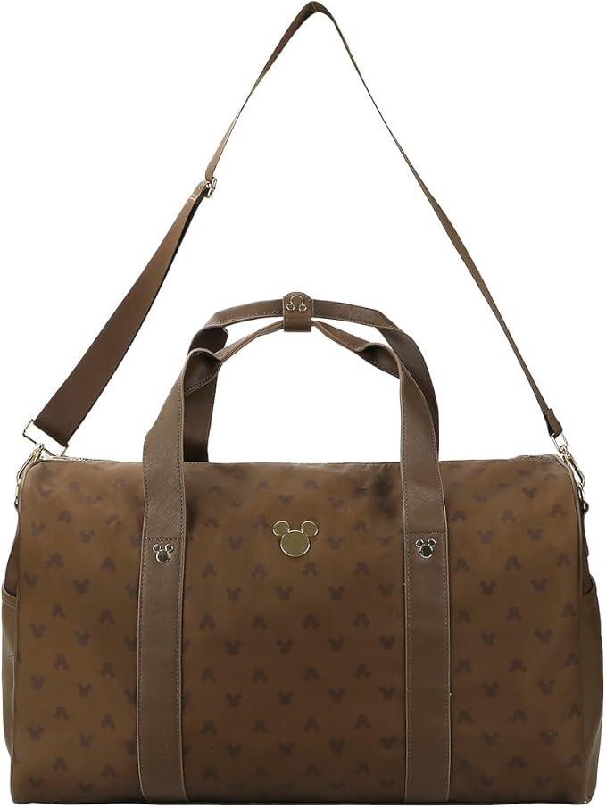 Disney Mickey Mouse Ears Brown 18" Duffle Bag | Amazon (US)