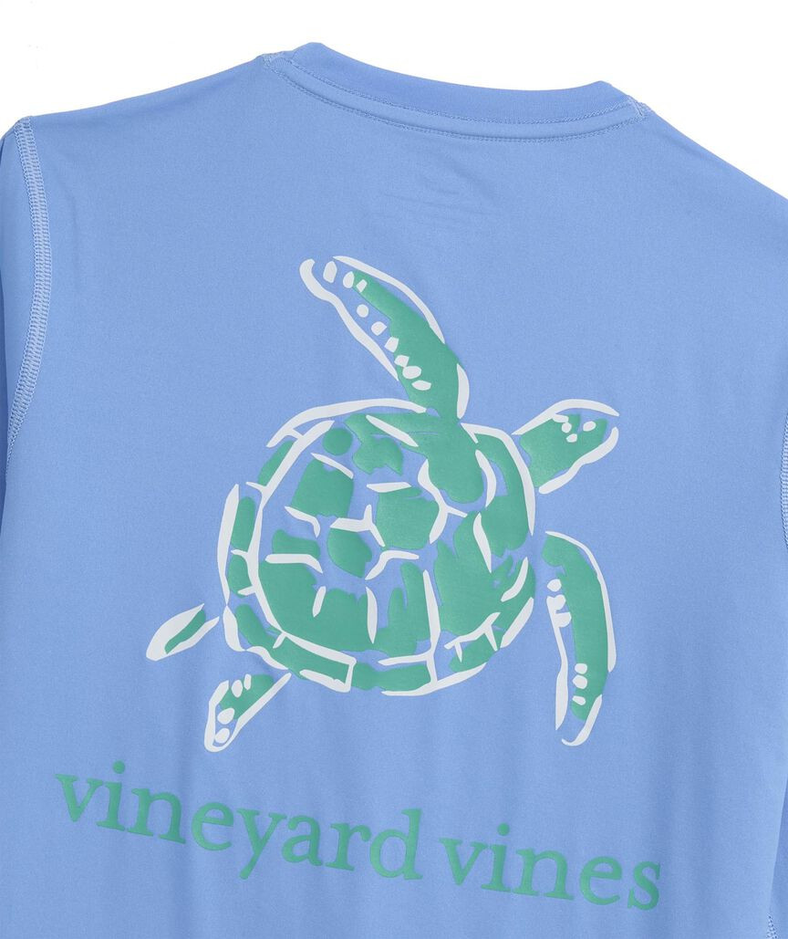 OUTLET Kids' Long-Sleeve Hope Scenic Turtle Rashguard | vineyard vines