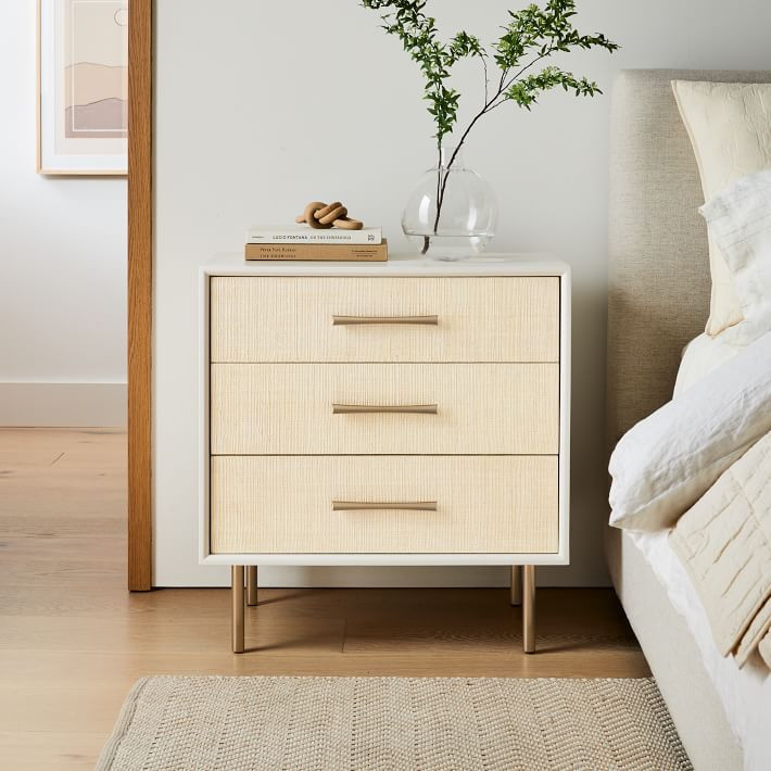 Margot Raffia Nightstand (28") | West Elm (US)