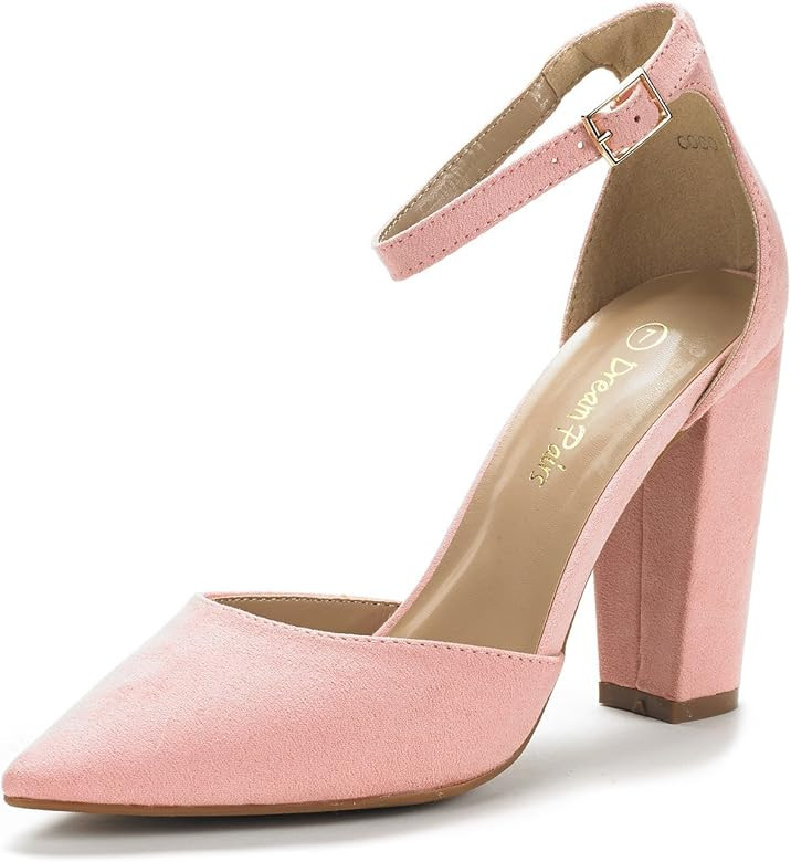 DREAM PAIRS Women's Coco Pointed Toe High Heels Pump Shoes | Amazon (US)