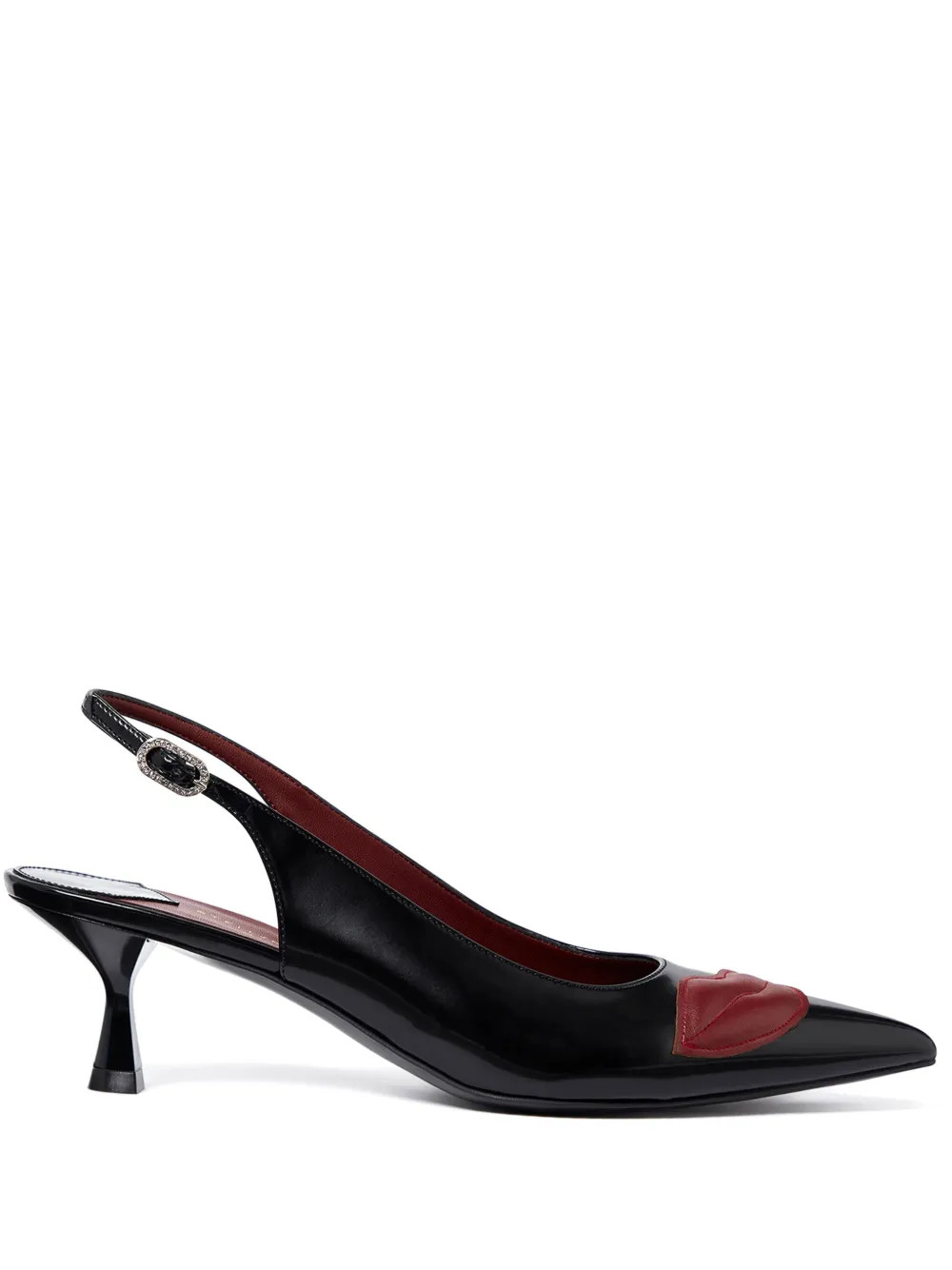 Stella McCartney 50mm Elsa Slingback Pumps - Farfetch | Farfetch Global