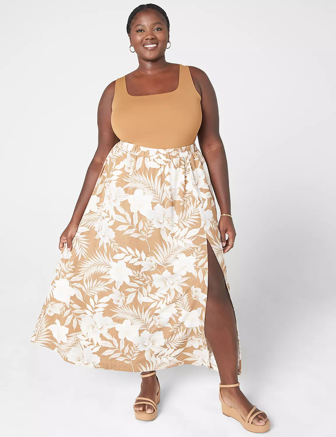Maxi Skirt With Slit | LaneBryant | Lane Bryant (US)