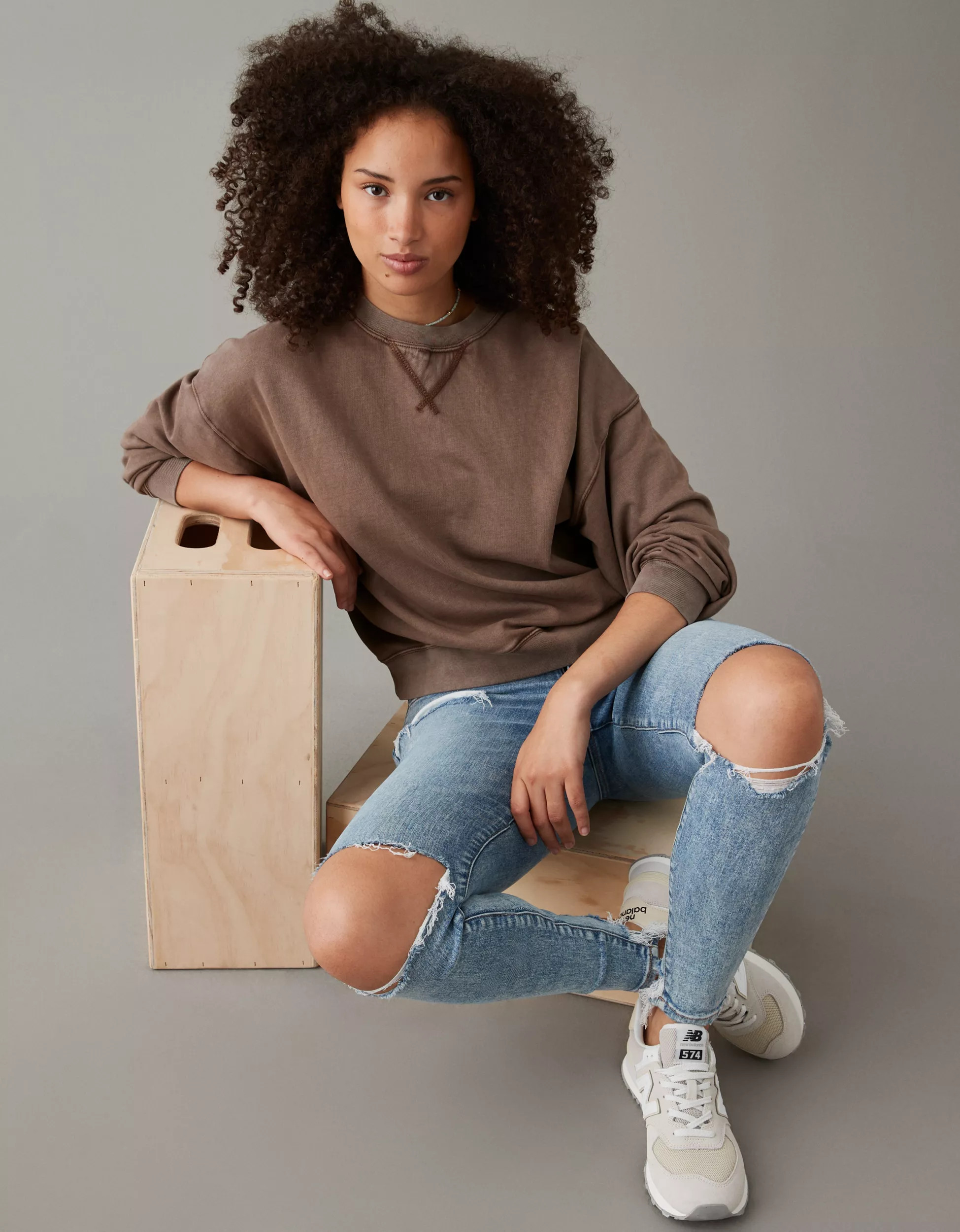 AE Funday Sweatshirt | American Eagle Outfitters (US & CA)