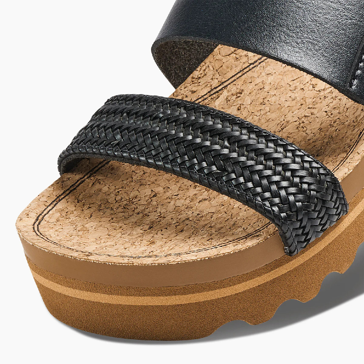 Women's Cushion Vista Hi Slides in Espresso Duo | REEF® | Reef