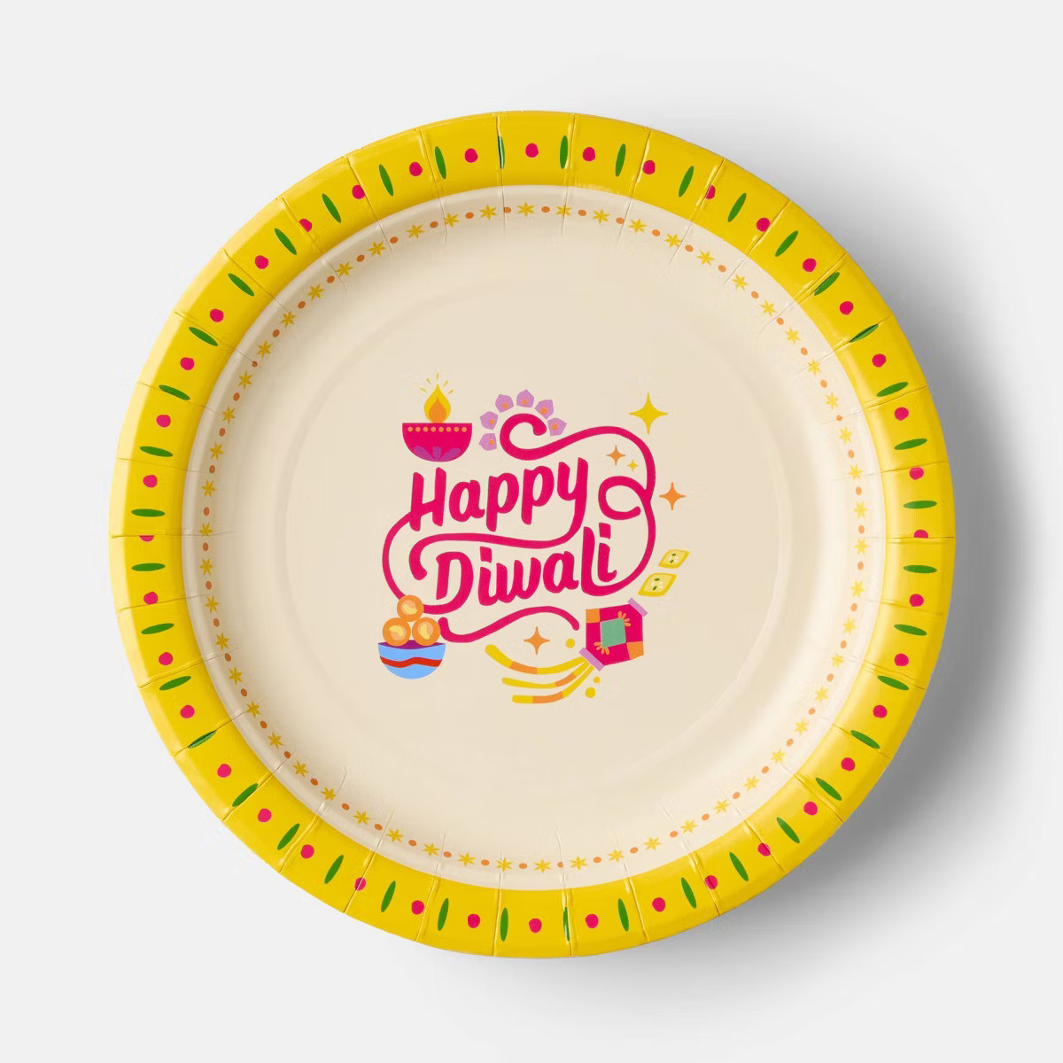 Diwali Paper Snack Plate 20ct | Target