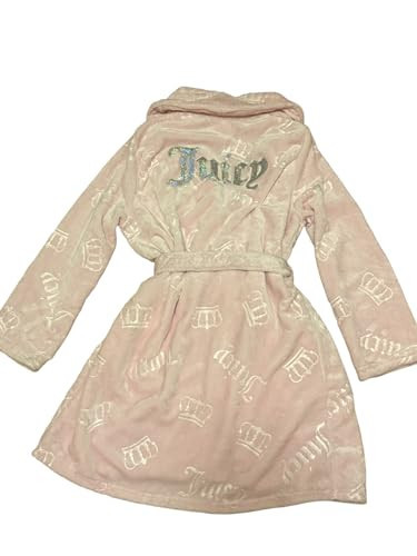 JUICY COUTURE Super Soft Luxe Plush Shawl Collar Robe Size L/XL Pink | Amazon (US)