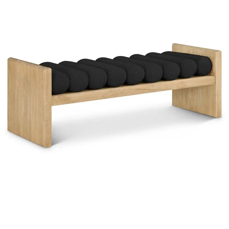 Meridian Furniture Waverly Black Bench | Walmart (US)