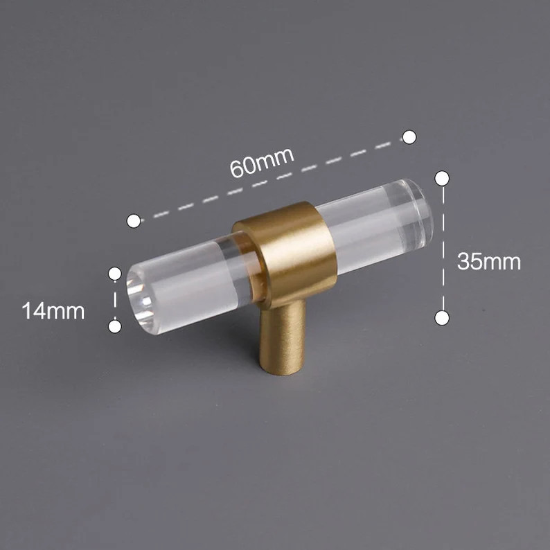 Acrylic Cabinet Pulls / Cabinet Door Handles / Bar Pull Knobs Bathroom Handle / Lucite Drawer Pul... | Etsy (US)