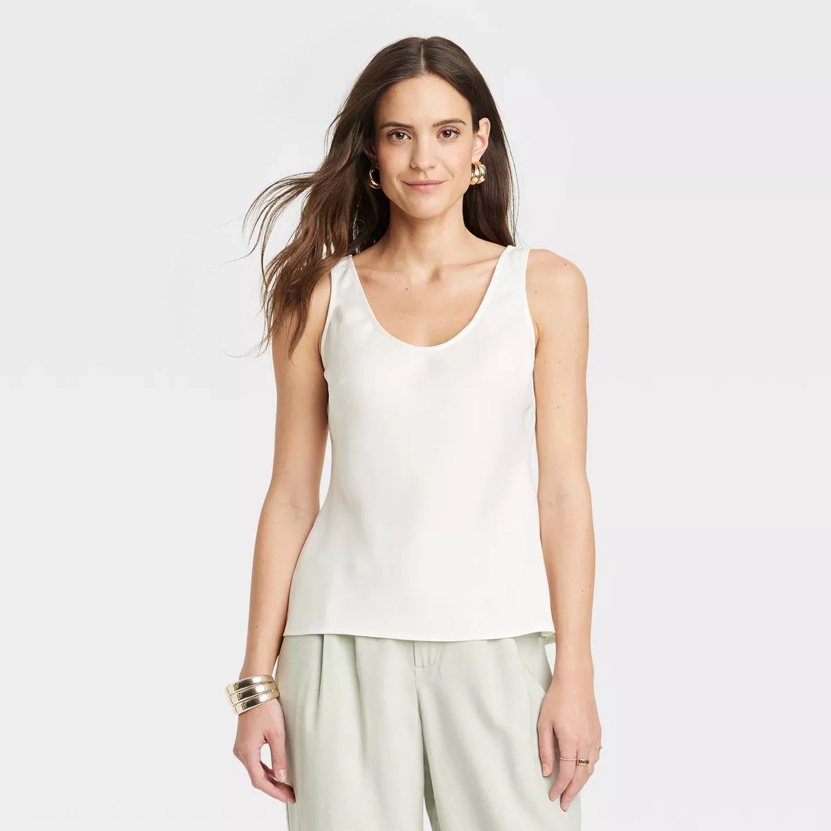 Women's Woven Shell Tank Top - A New Day™ | Target