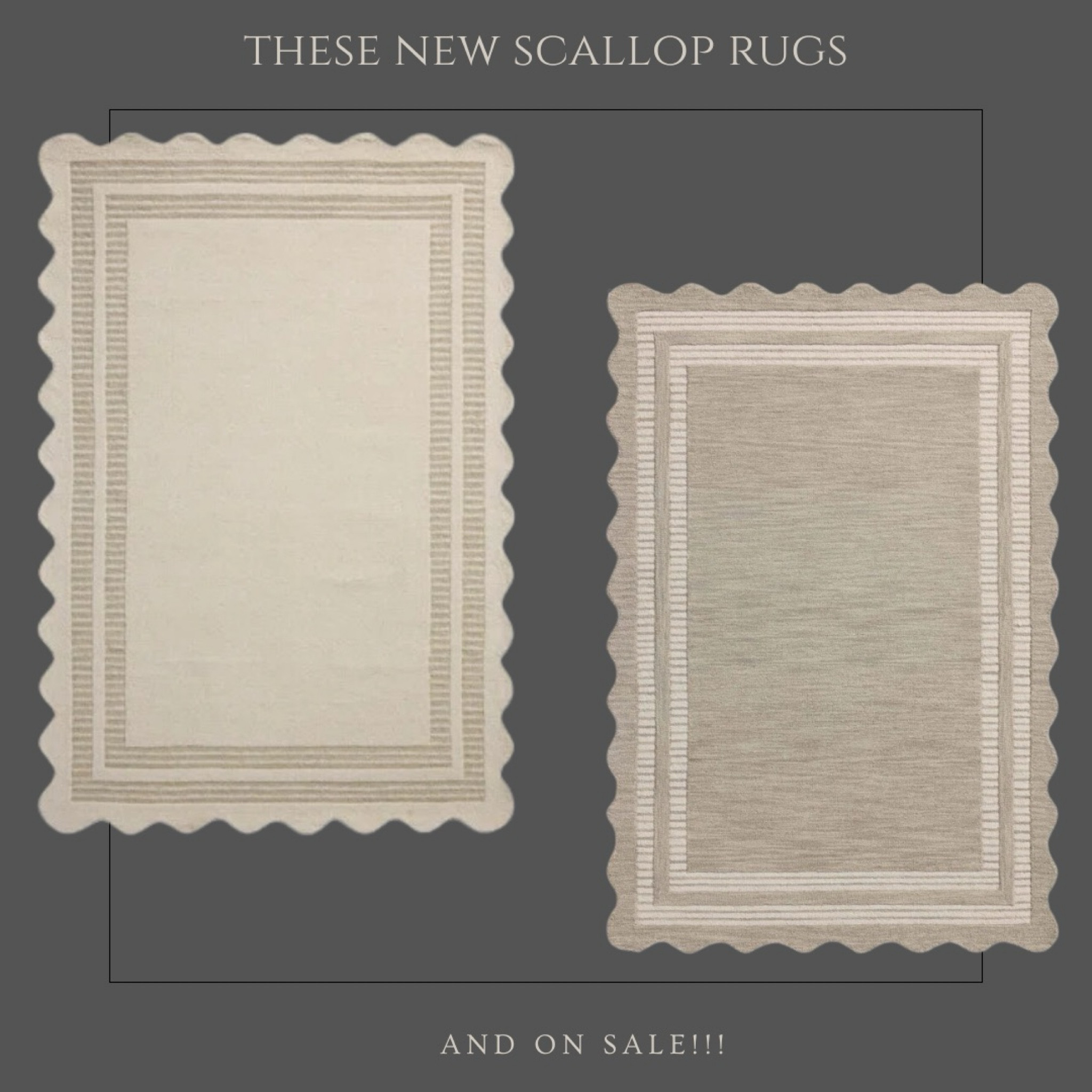 These come in multiple colors!  These are the neutral ones!  In love with the scallop detail on these rugs!

#LTKSaleAlert #LTKHome #LTKFamily