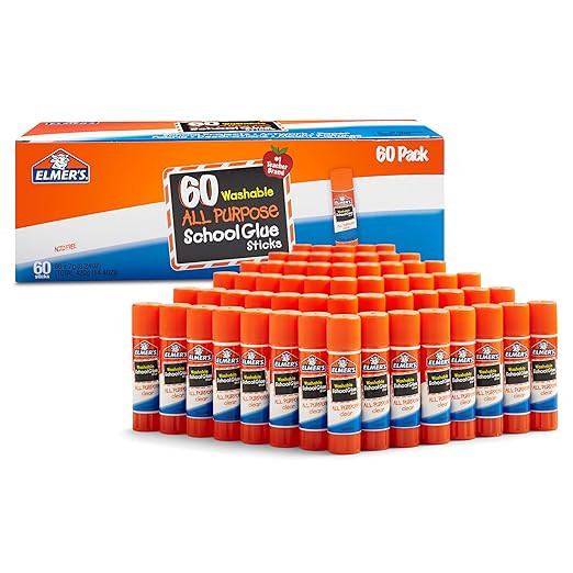 Elmer's All Purpose School Glue Sticks Washable 7 Grams 60 Count | Amazon (US)