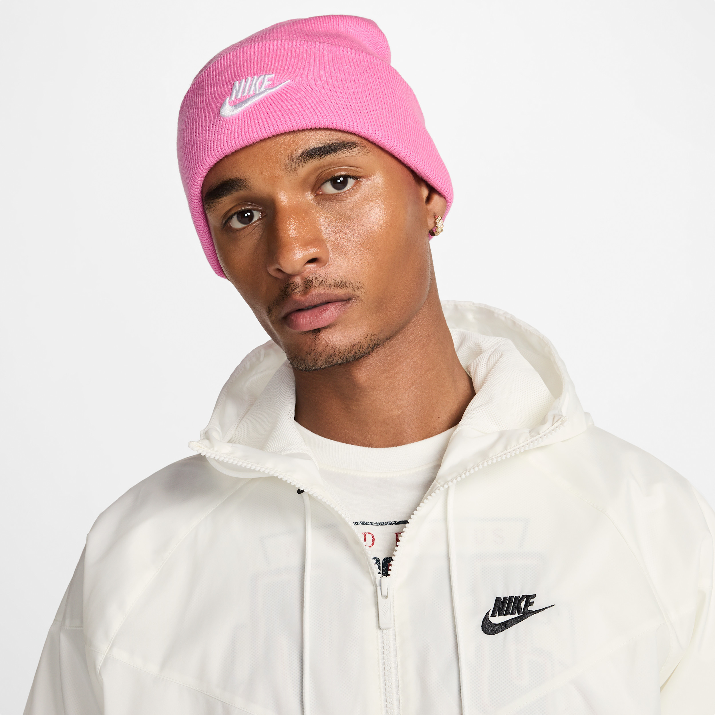 Nike Unisex Peak Futura Beanie in Pink | HF0186-675 | Nike (US)