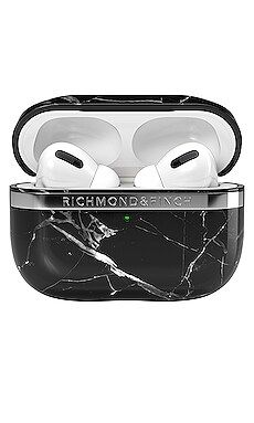 Richmond & Finch AirPod Pro Case in Black Marble from Revolve.com | Revolve Clothing (Global)