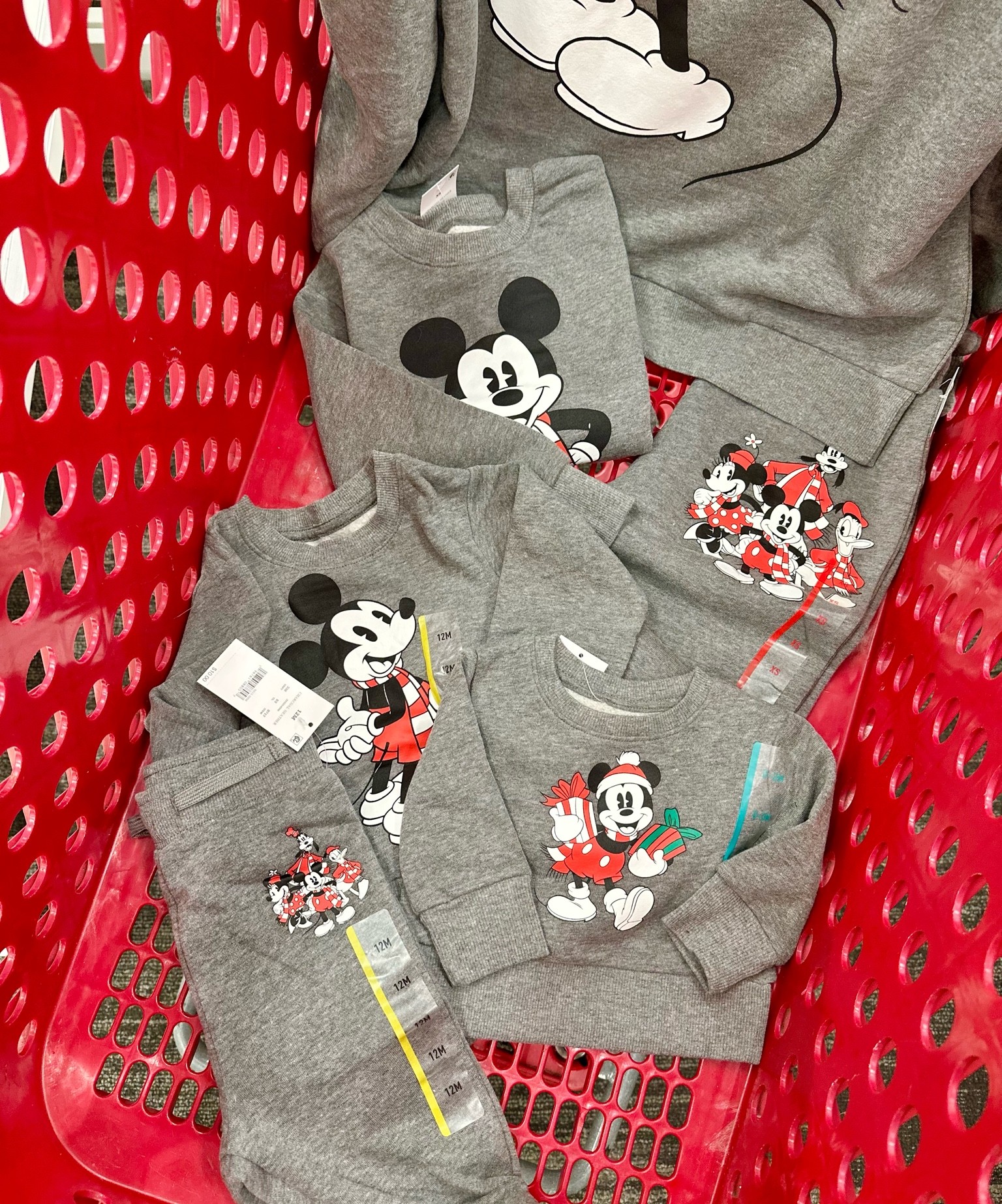 Matching Mickey holiday gear! Kid sizes now online♥️ Baby sizes still now available online.