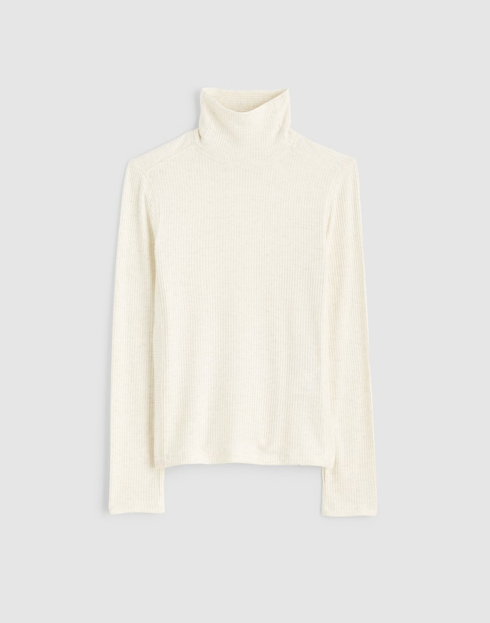 Ribbed Turtleneck Long-Sleeve Tee | Madewell