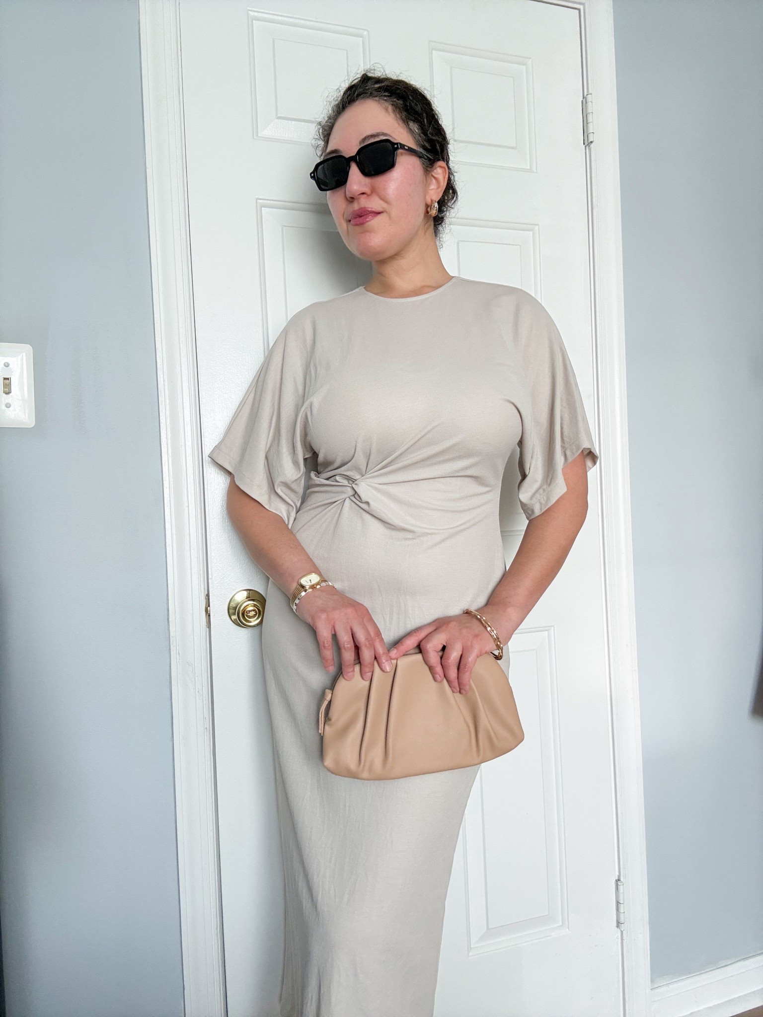 Summer dress, neutral outfit 

#LTKootd #LTKOver40