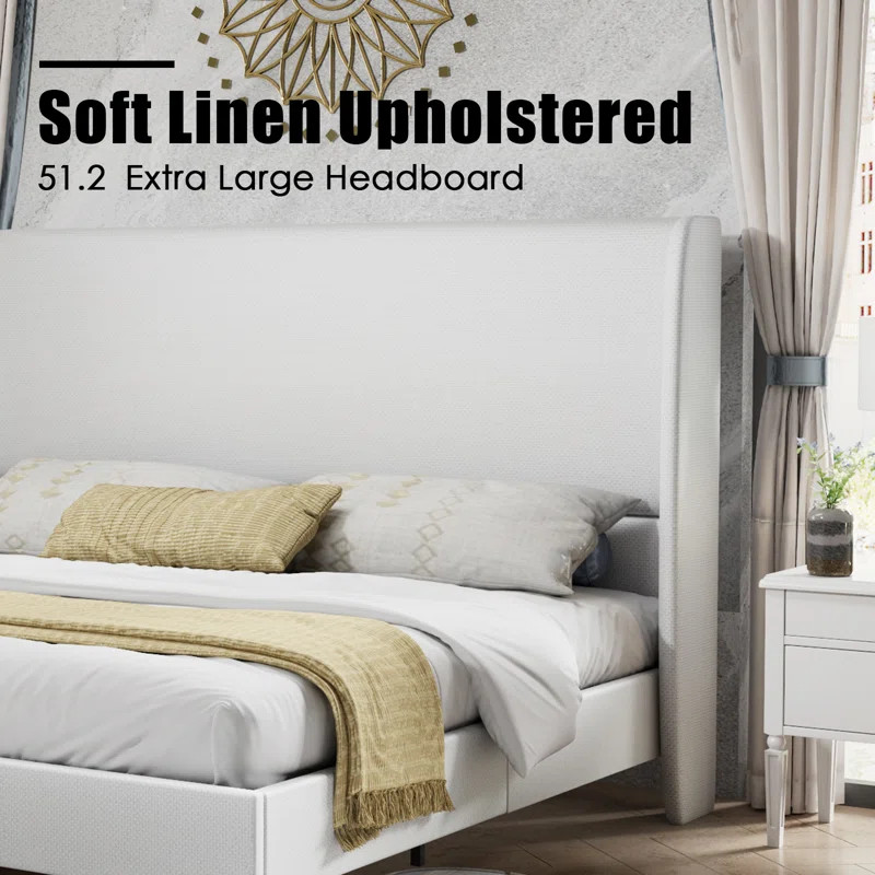 Belo Upholstered Platform Bed | Wayfair North America