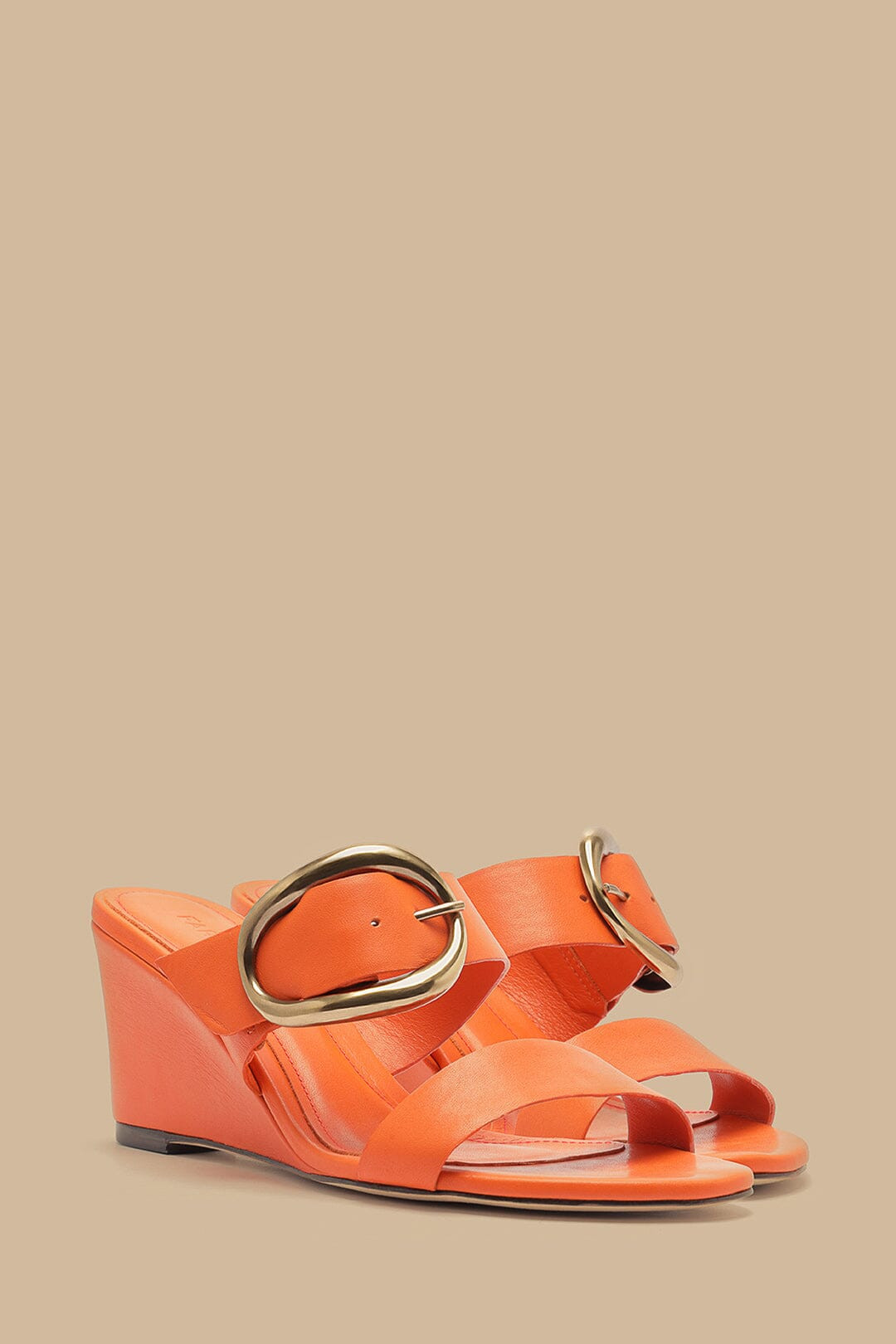 Citrus Buckle Wedge Sandal | FarmRio (US)