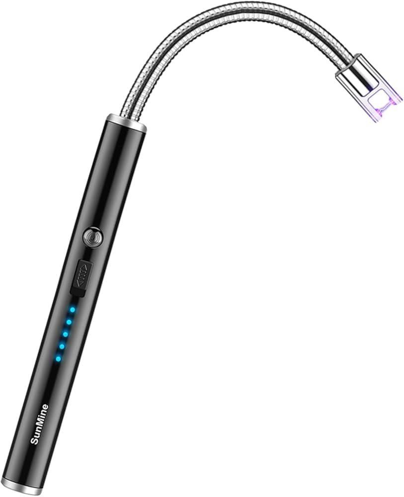 Candle Lighter, SunMine Electric Arc Lighter USB Rechargeable Lighter with 360° Flexible Neck LE... | Amazon (CA)