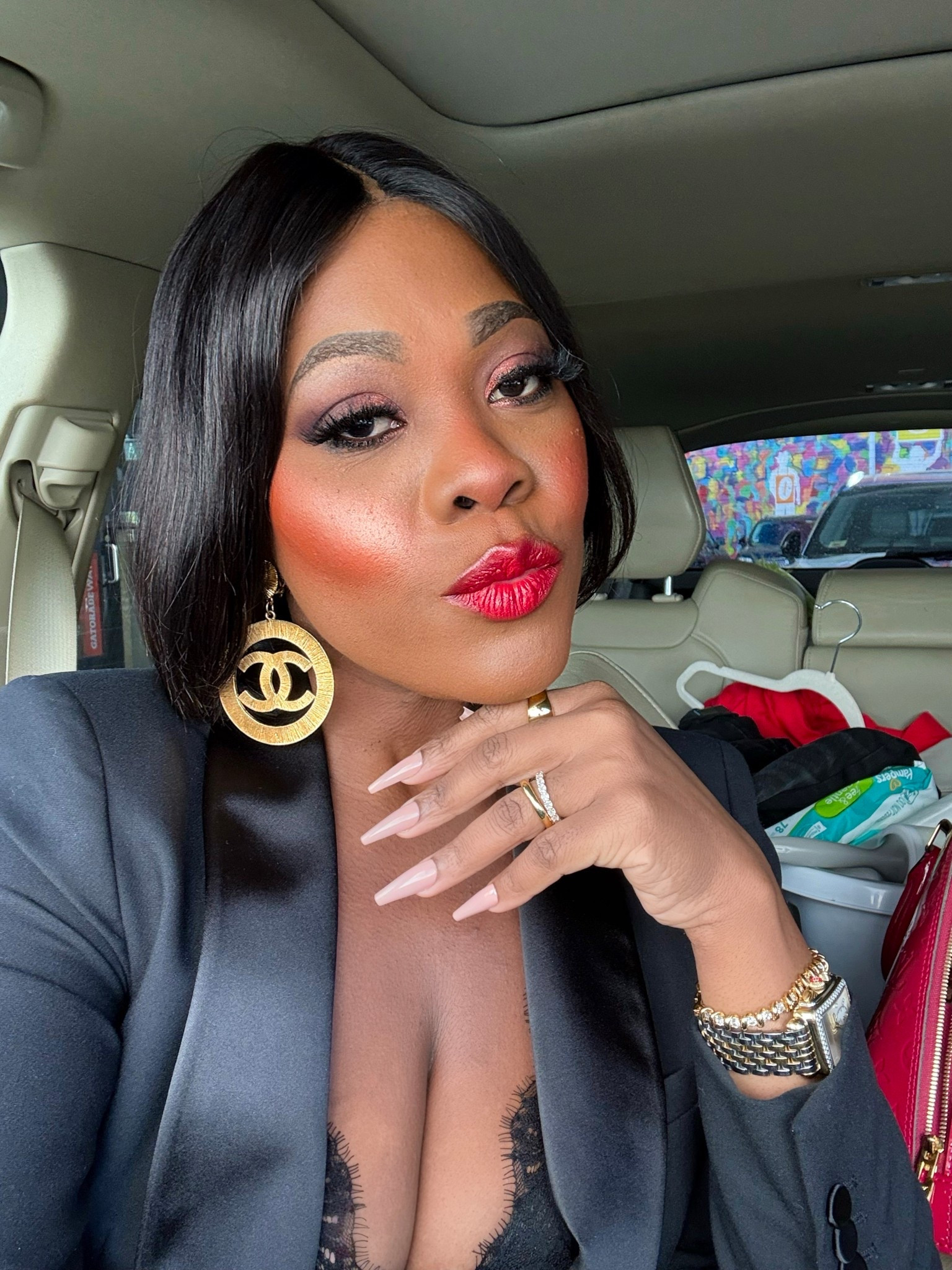 Today makeup for my photoshoot 💋 love a good red for the holidays 

#LTKHoliday #LTKBeauty #LTKootd