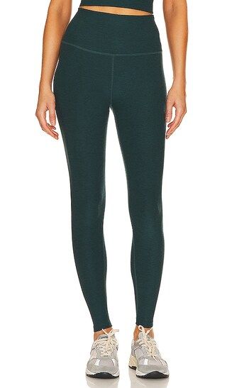 Spacedye Caught In The Midi High Waisted Legging in Midnight Green Heather | Revolve Clothing (Global)