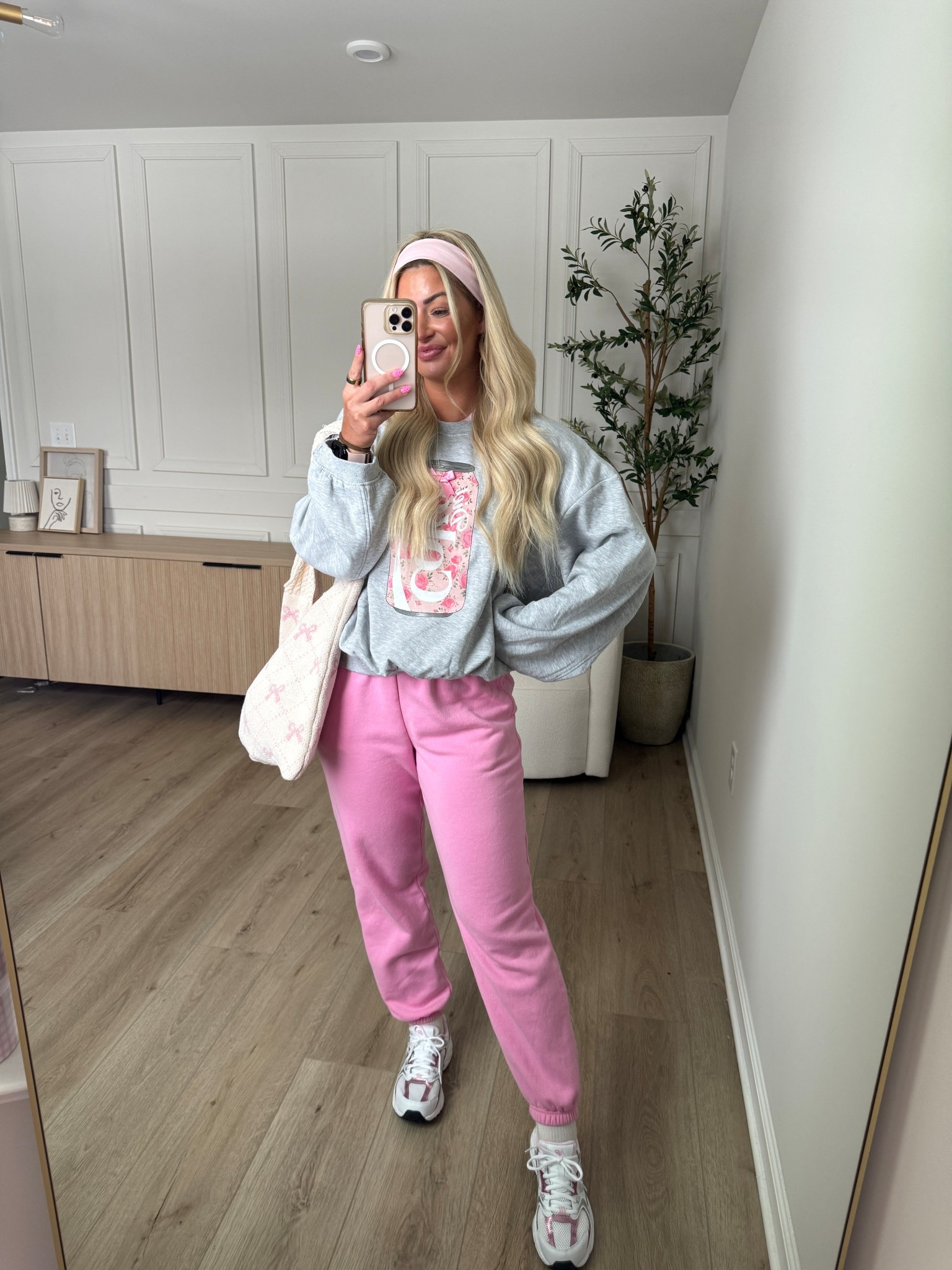 Look together without jeans! 

Viral Walmart Diet Coke sweater paired with pink sweats and my favorite new balance sneakers 

#LTKmomlife #LTKFindsUnder50 #LTKootd