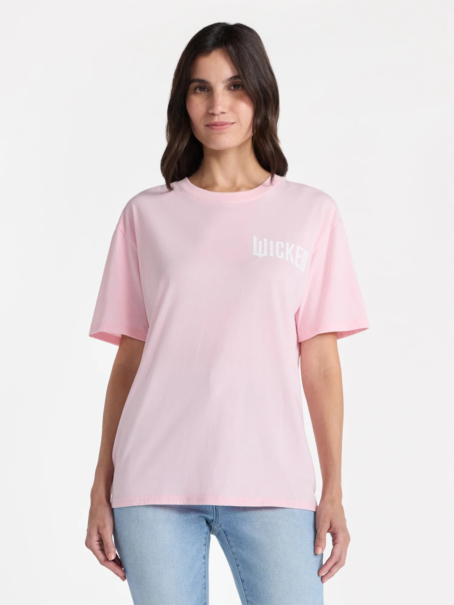 Wicked 2 Women's Front Back Graphic Tee with Short Sleeves, Sizes XXS-XXL - Walmart.com | Walmart (US)