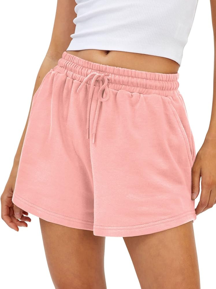 AUTOMET Womens Sweat Shorts Casual Summer Athletic Shorts Comfy Shorts Spring Outfits Fall Fashio... | Amazon (US)