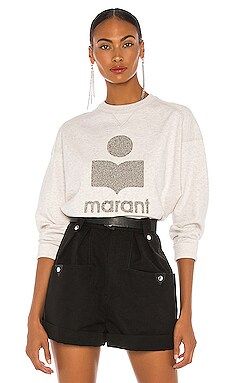 Isabel Marant Etoile Teloya Sweatshirt in Ecru from Revolve.com | Revolve Clothing (Global)