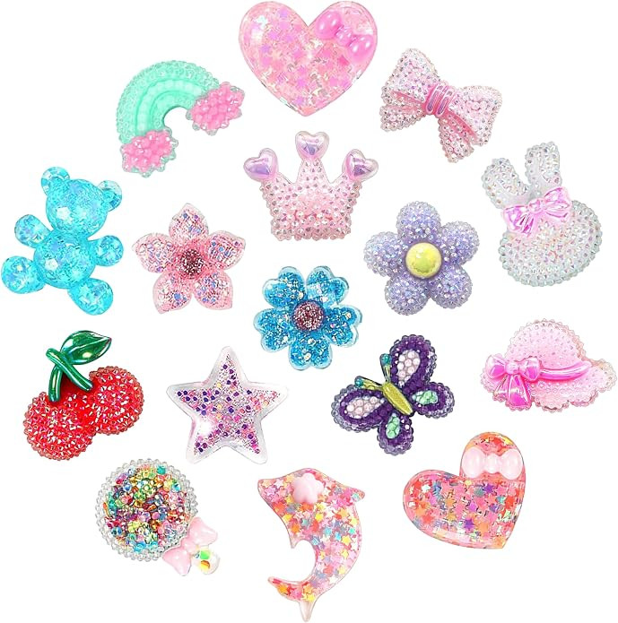 dntt Cute bling Shoe Charms for Girls Cute Shoe Charms for Adults Teens Kids Kawaii Shoe Decorati... | Amazon (US)