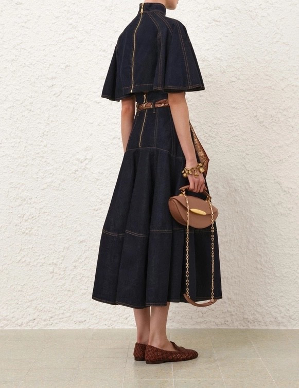 Denim cape is chic AF . . . 
|
#arebelinprada #denimondenim #cape #denimcape #highwaistedjeans #fallstyle #zimmermann 

#LTKTravel #LTKStyleTip