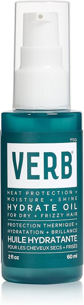 VERB Hydrate Oil - Add Moisture -Increases Shine - Smooth Frizz - Heat Protection for Dry + Frizz... | Amazon (US)