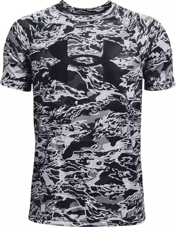 Under Armour Boys' Tech Logo Print Short Sleeve T-Shirt | Dick's Sporting Goods