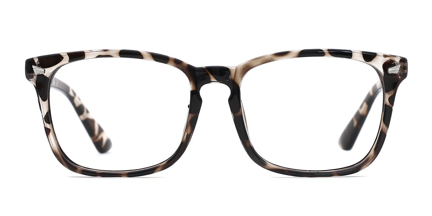 TIJN Blue Light Blocking Glasses Square Nerd Eyeglasses Frame Anti Blue Ray Computer Game Glasses | Amazon (US)