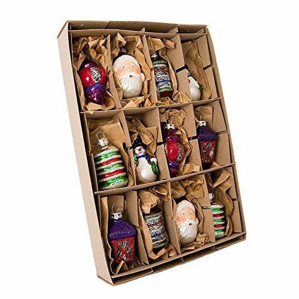 Kurt Adler Early Years Glass Ornament, 2.5-Inch, Set of 12 | Walmart (US)