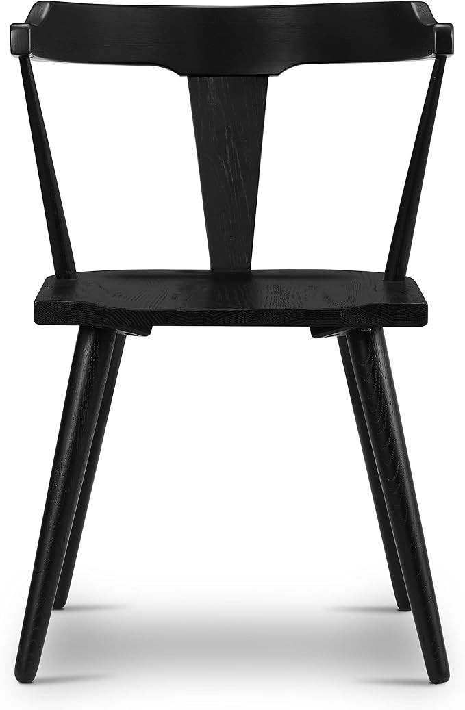 POLY & BARK Enzo dining chairs, Single, Black | Amazon (US)