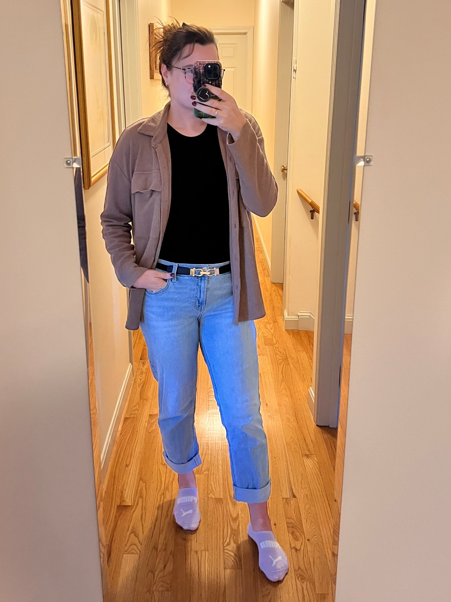 A go-to fall outfit. Great for days that start chilly, get warm with the sun, and end chilly! 

#LTKMidsize #LTKSeasonal #LTKTall
