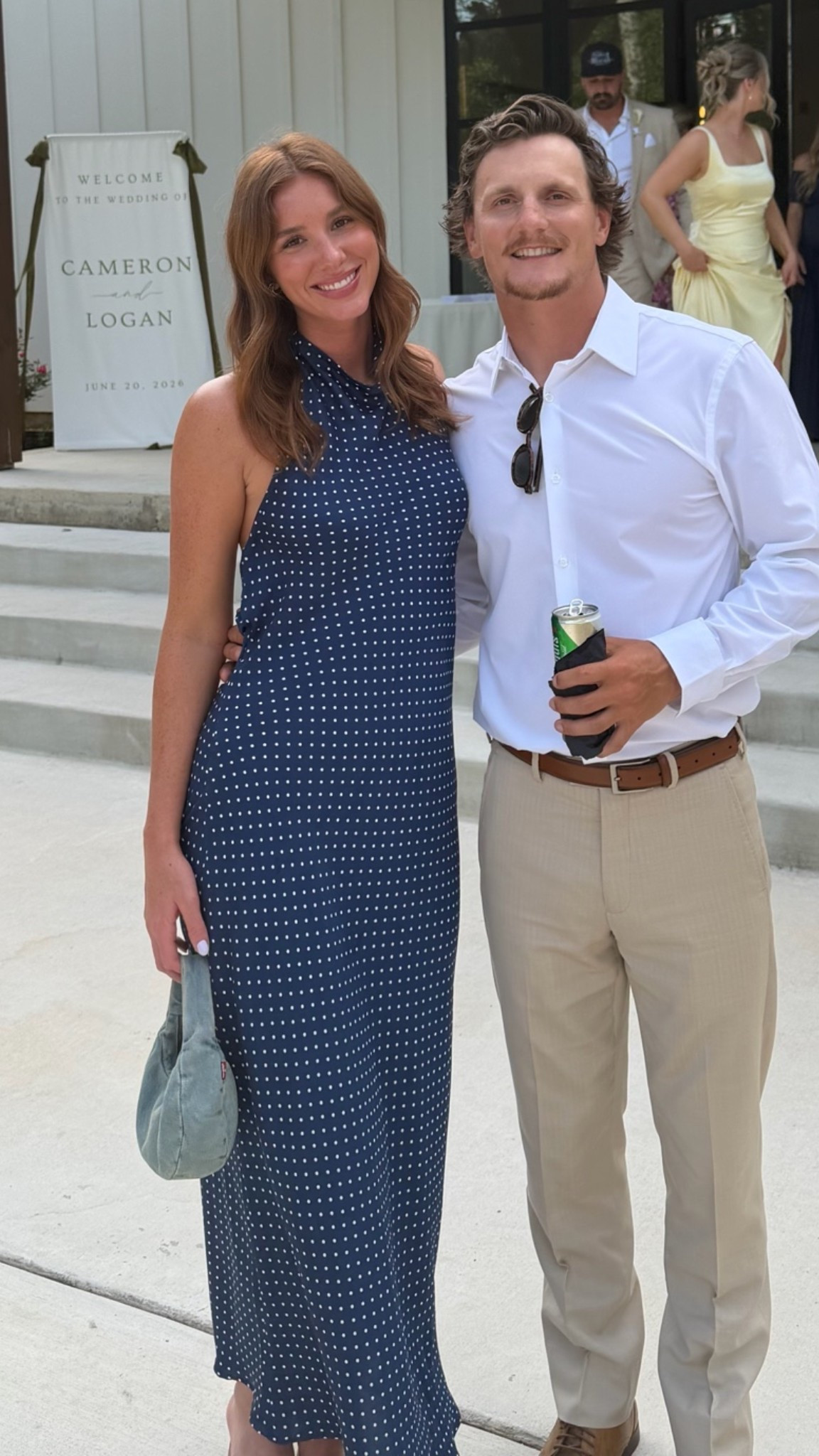 Wedding guest approved 💙✨
This navy polka dot dress was perfect for celebrating this weekend! Comfortable, flattering, and easy to style—everything I look for in a wedding guest outfit. Linked for you girls here! 🥂🤍

#LTKWedding