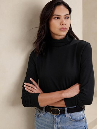 Timeless Turtleneck Shirt | Banana Republic Factory