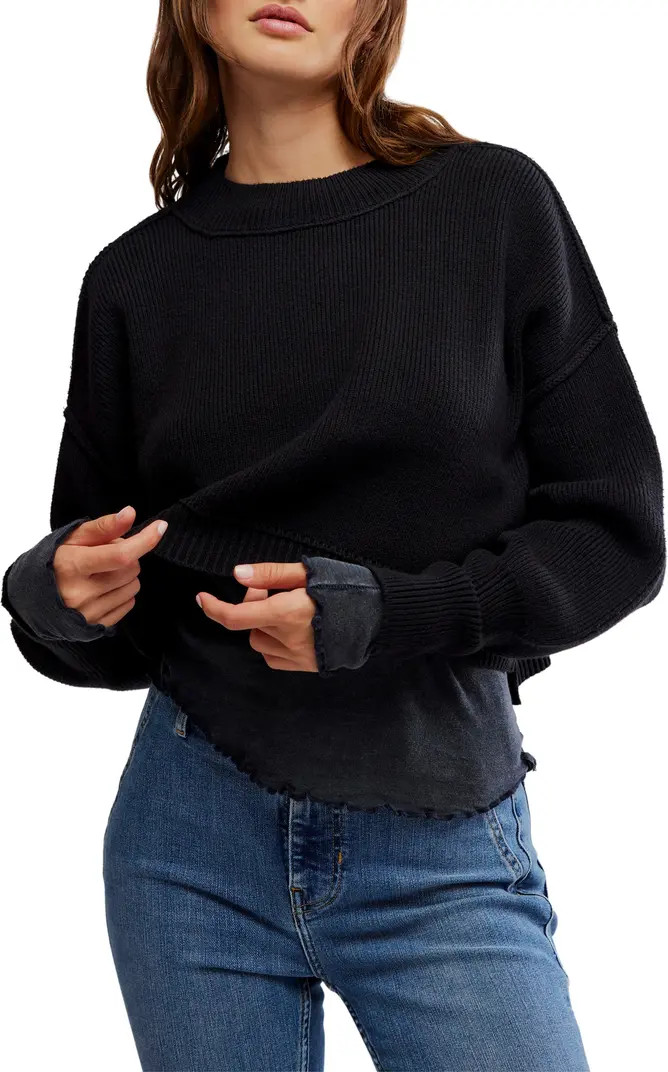 Free People Easy Street Crop Pullover | Nordstrom | Nordstrom