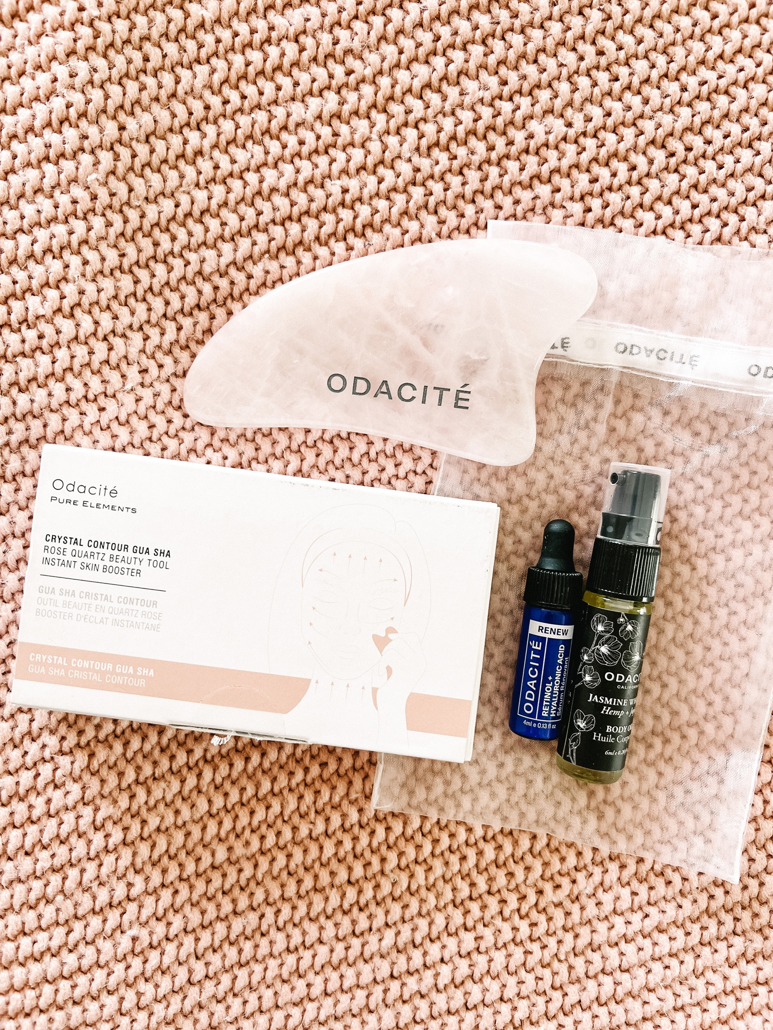 Enhance your skincare routine with the Odacité Crystal Contour Gua Sha Rose Quartz Beauty Tool. This rose quartz gem offers a luxurious and effective way to promote lymphatic drainage, reduce puffiness, and contour your face. Discover the ultimate self-care ritual with this beautiful tool. ✨

#LTKbeauty #LTKunder50