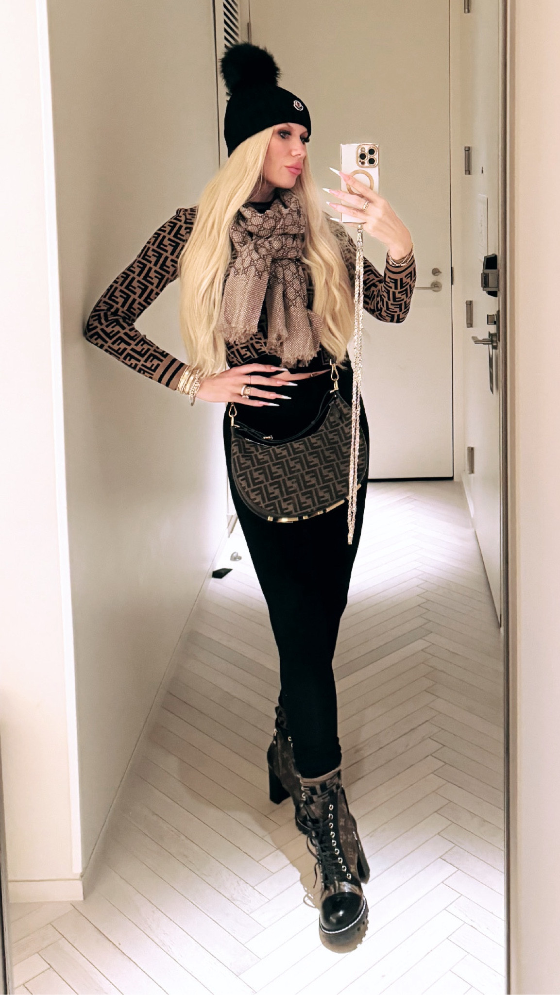 Nyc 🗽
Cold and rainy day fit in the city. 

| NYC | LV boots | leggings

#LTKtravel #LTKstyletip